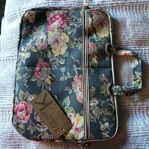 NWT laptop bag floral